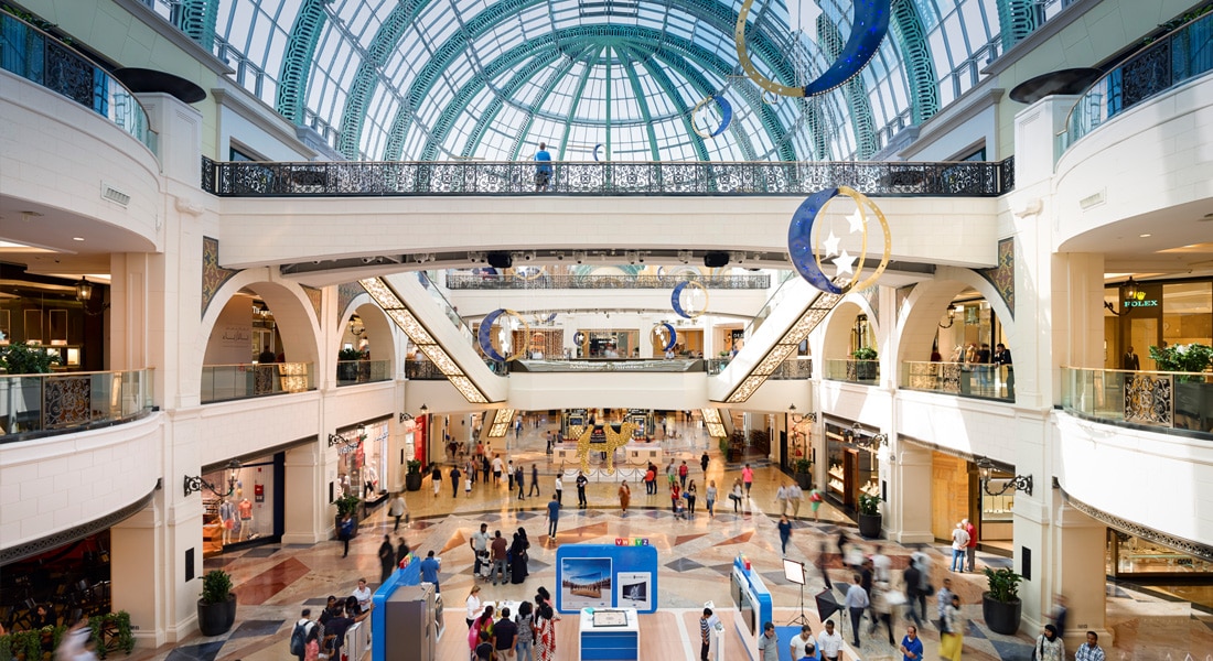 أكثر 3 مراكز تسوق شعبية في دبي