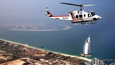 هليكوبتر في دبي