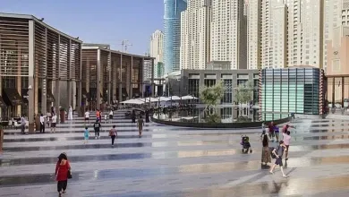 مناطق التنزه والتسوق فى الهواء الطلق فى دبي
