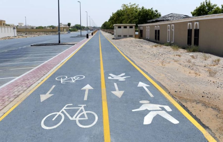 أفضل مسارات الدراجات الهوائية في دبي
