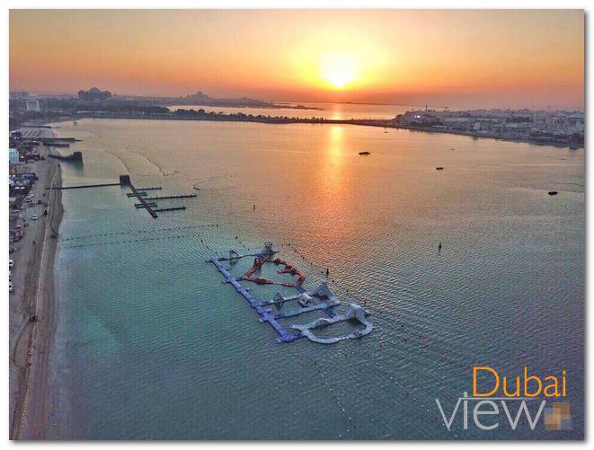 أكوا فن هي أكبر حديقة ألعاب مائية في دبي قابلة للنفخ