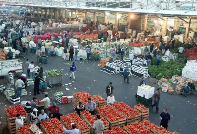 مواعيد العمل في سوق الفواكه والخضروات دبي