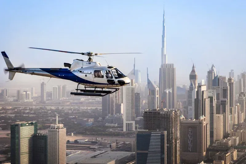 Helicopter tour in Dubai 