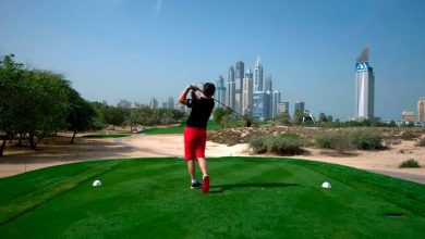 ملاعب الجولف في دبي