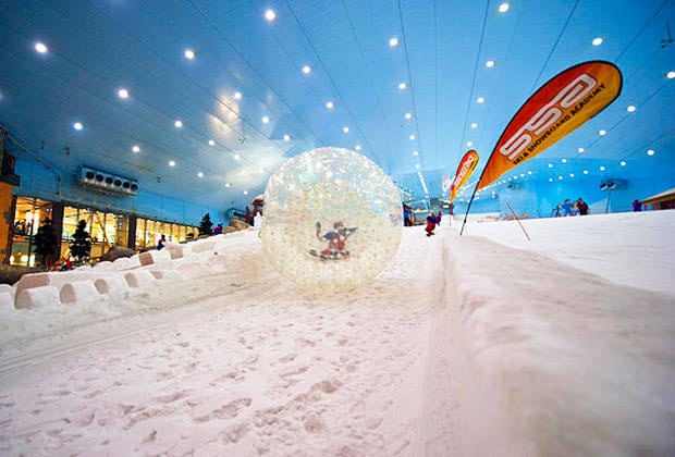 اين يمكنك التزلج على الجليد في دبي