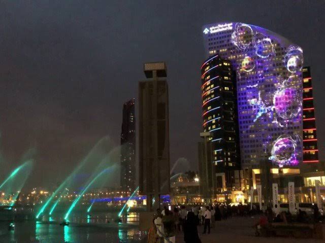 اوقات عرض نافورة فيستيفال سيتي دبي
