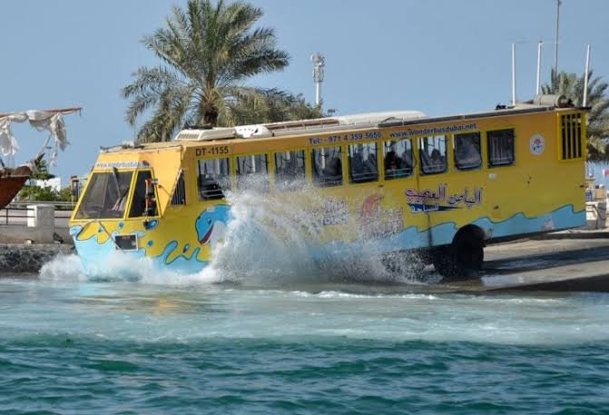 الباص البرمائي العجيب في دبي