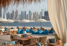مقاهي على البحر دبي