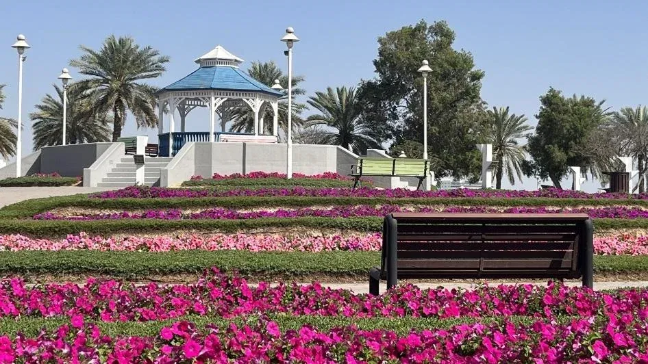 موقع حديقة الخور في دبي